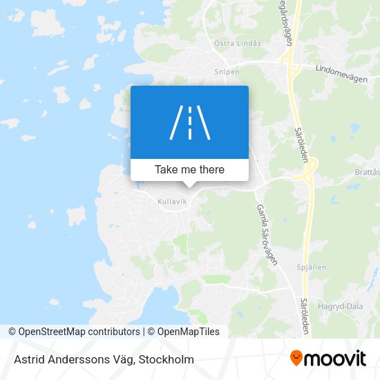 Astrid Anderssons Väg map