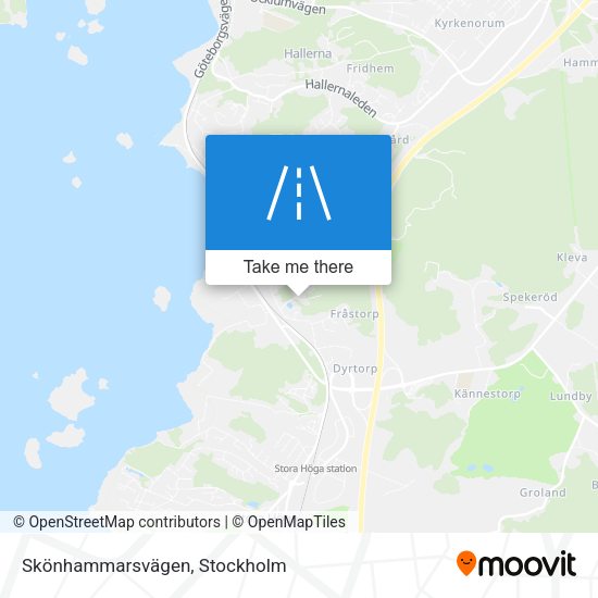 Skönhammarsvägen map