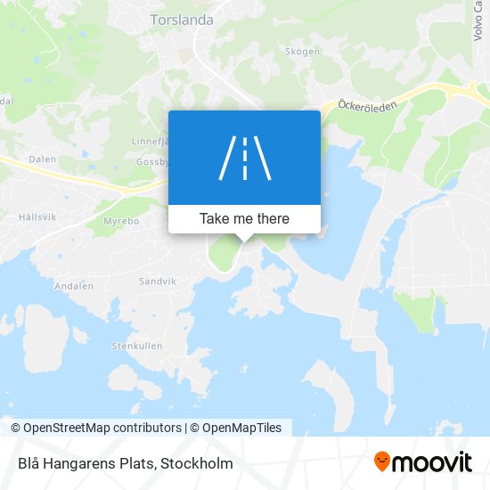 Blå Hangarens Plats map