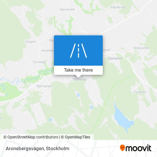 Aronsbergsvägen map