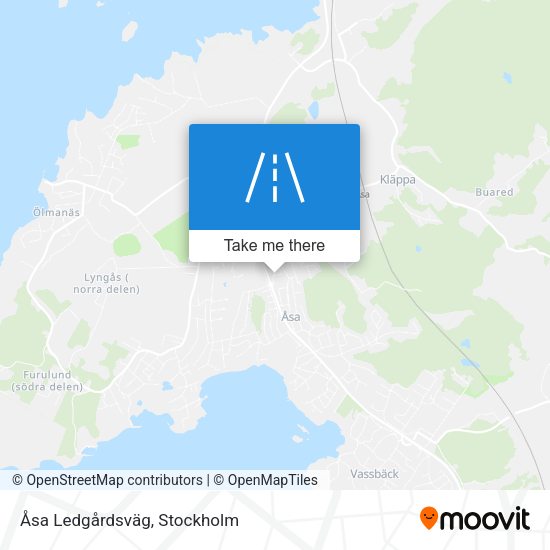 Åsa Ledgårdsväg map