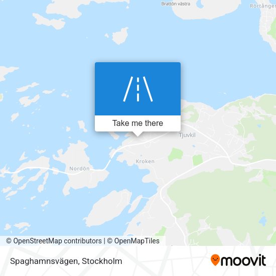Spaghamnsvägen map