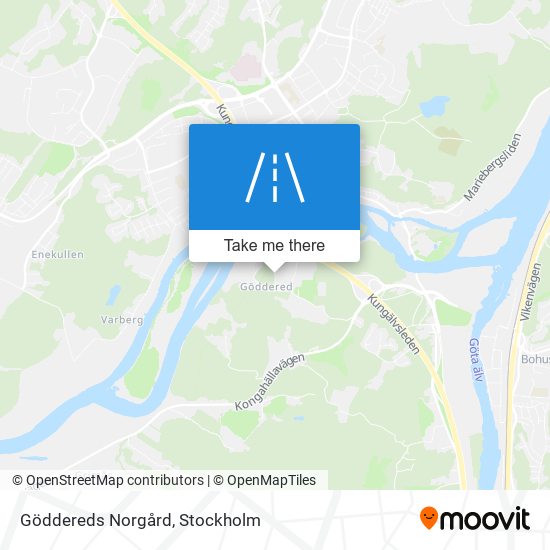 Göddereds Norgård map