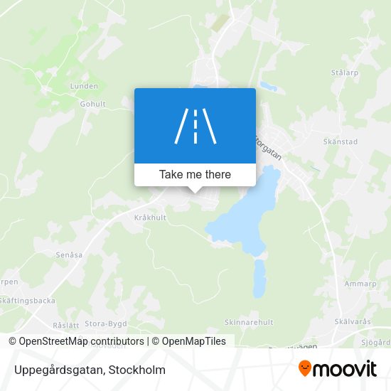 Uppegårdsgatan map
