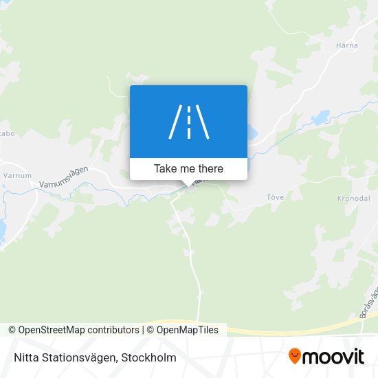 Nitta Stationsvägen map