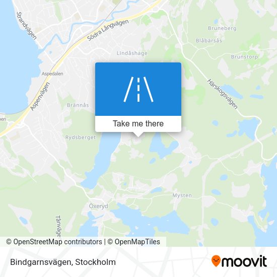 Bindgarnsvägen map