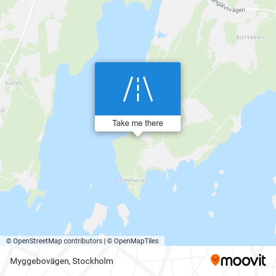 Myggebovägen map