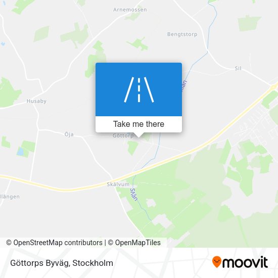 Göttorps Byväg map