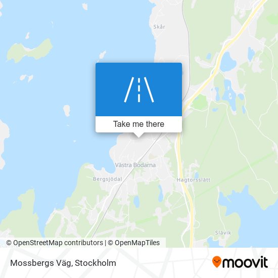 Mossbergs Väg map