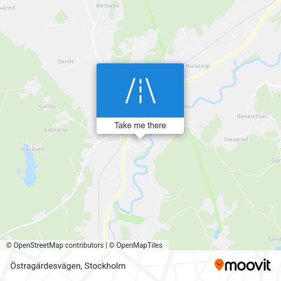 Östragärdesvägen map