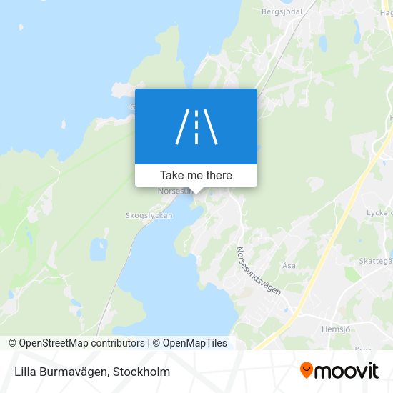 Lilla Burmavägen map