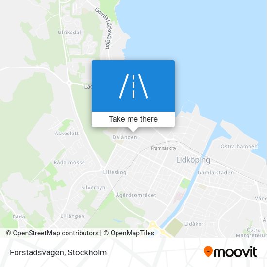 Förstadsvägen map