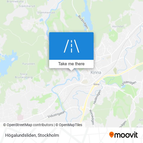 Högalundsliden map