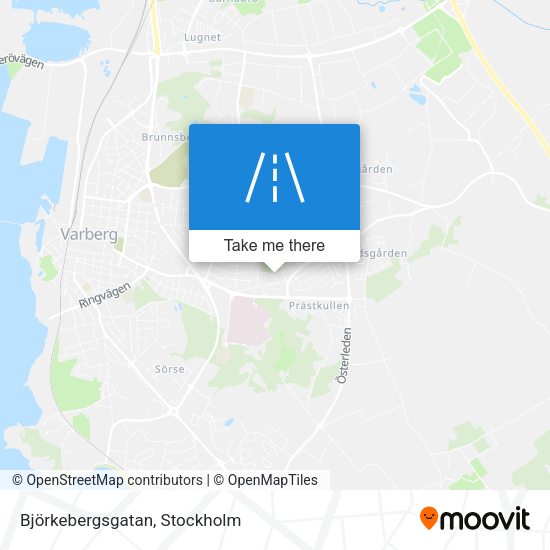 Björkebergsgatan map