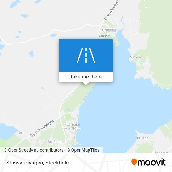 Stussviksvägen map