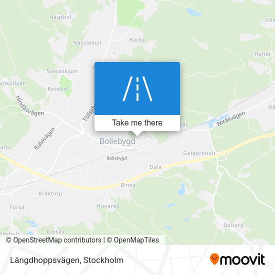 Längdhoppsvägen map