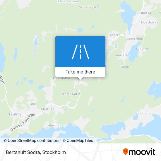 Bertshult Södra map