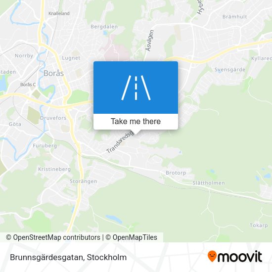Brunnsgärdesgatan map