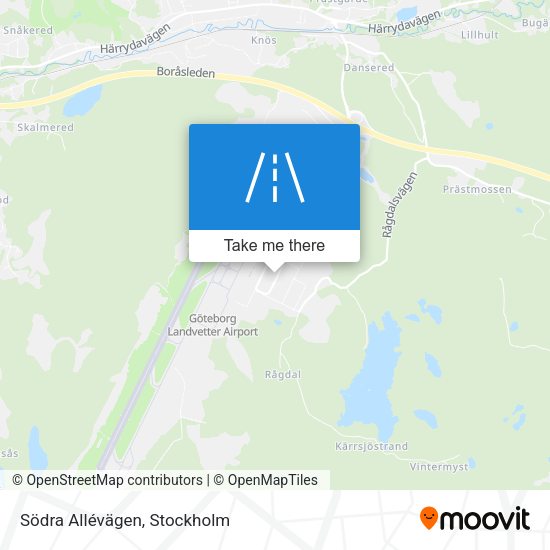 Södra Allévägen map