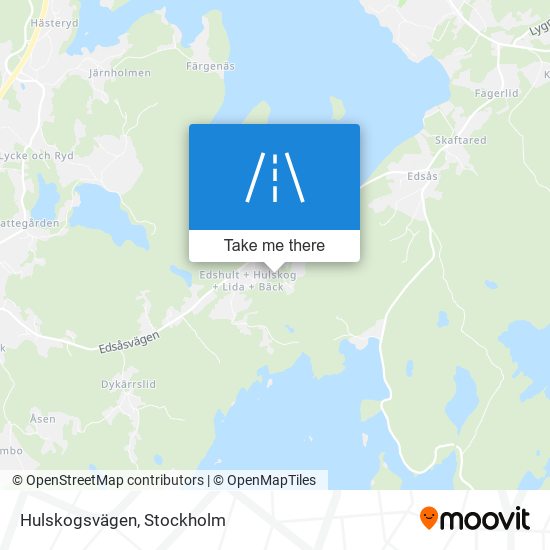 Hulskogsvägen map