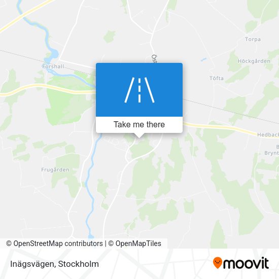 Inägsvägen map
