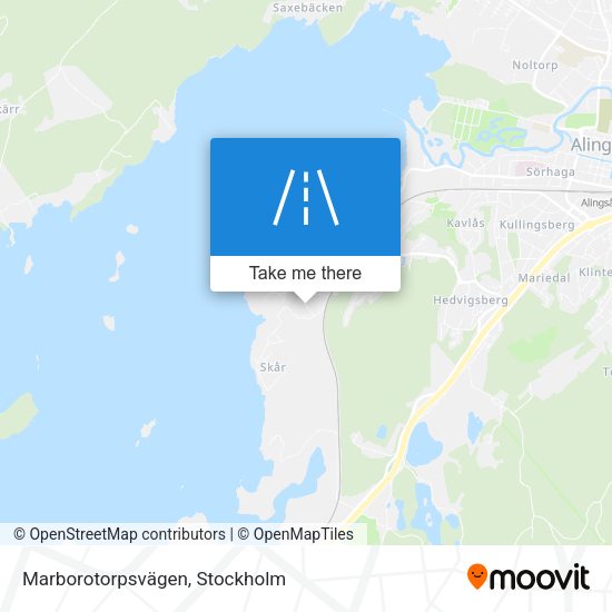 Marborotorpsvägen map
