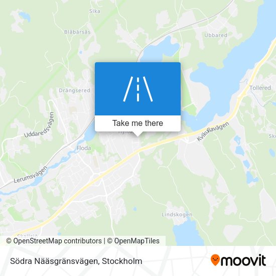 Södra Nääsgränsvägen map