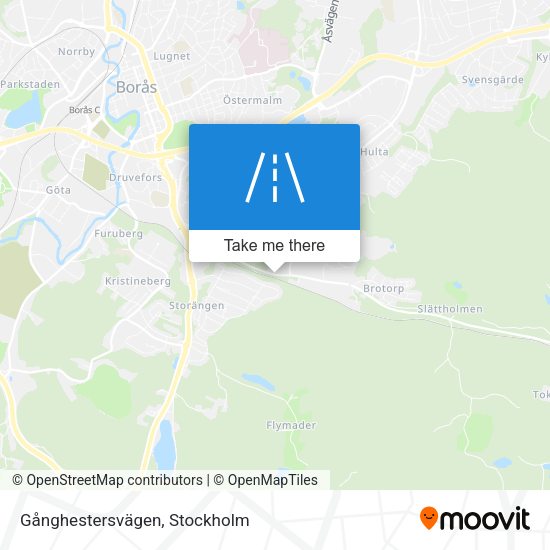 Gånghestersvägen map