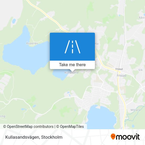 Kullasandsvägen map
