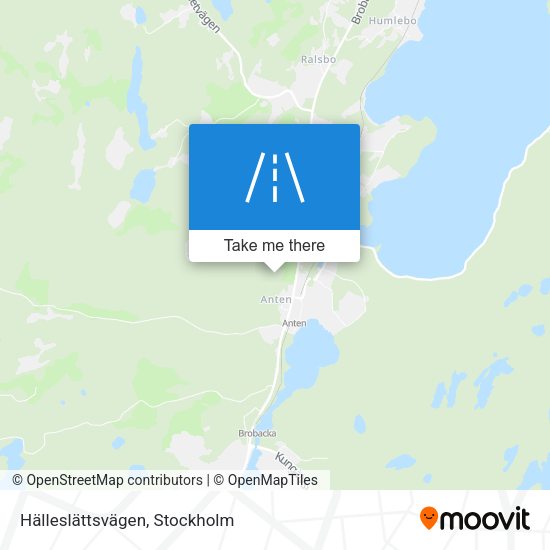 Hälleslättsvägen map