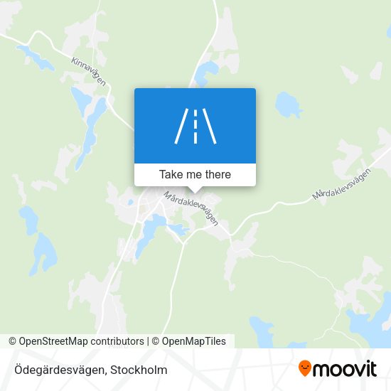 Ödegärdesvägen map