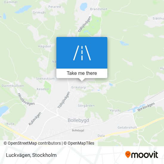 Luckvägen map