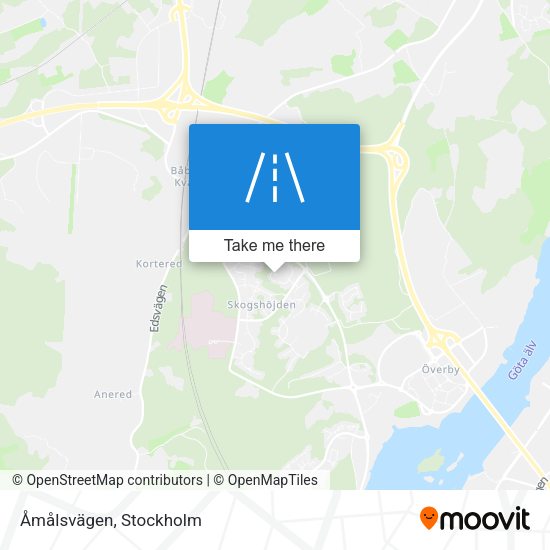 Åmålsvägen map