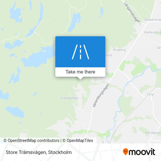 Store Trämsvägen map