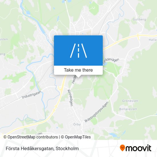 Första Hedåkersgatan map