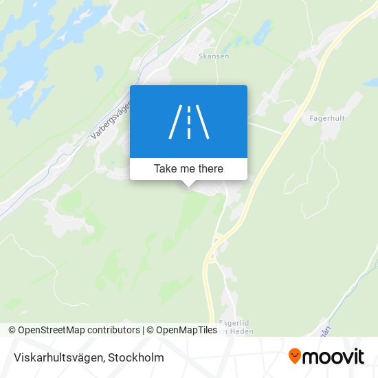 Viskarhultsvägen map