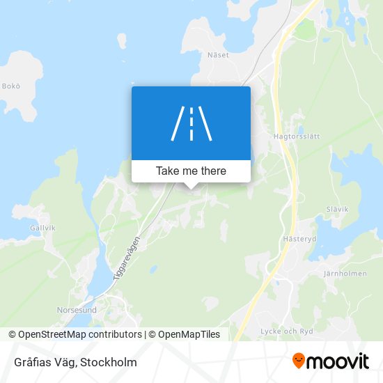 Gråfias Väg map