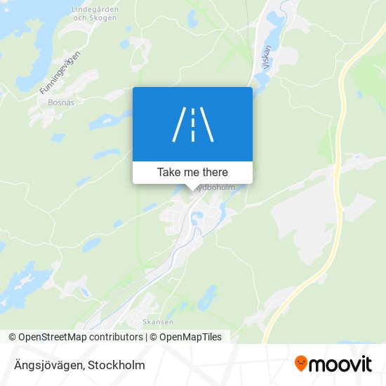 Ängsjövägen map