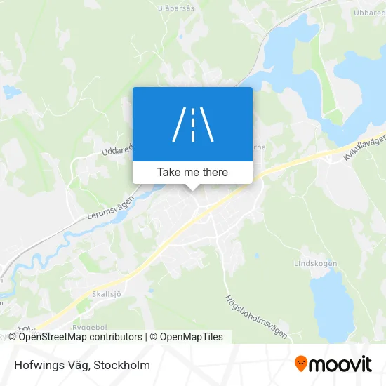 Hofwings Väg map