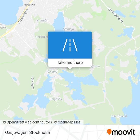 Öxsjövägen map