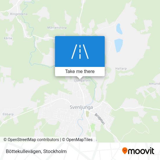 Böttekullevägen map