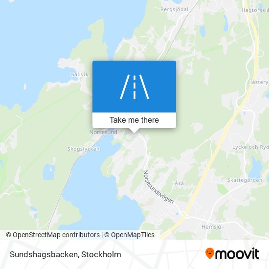 Sundshagsbacken map