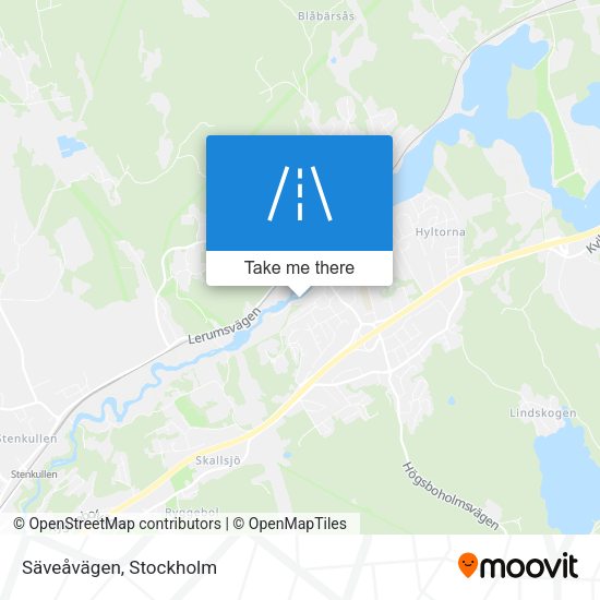 Säveåvägen map