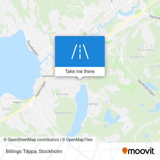 Billings Täppa map