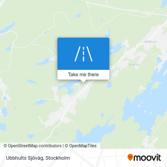 Ubbhults Sjöväg map