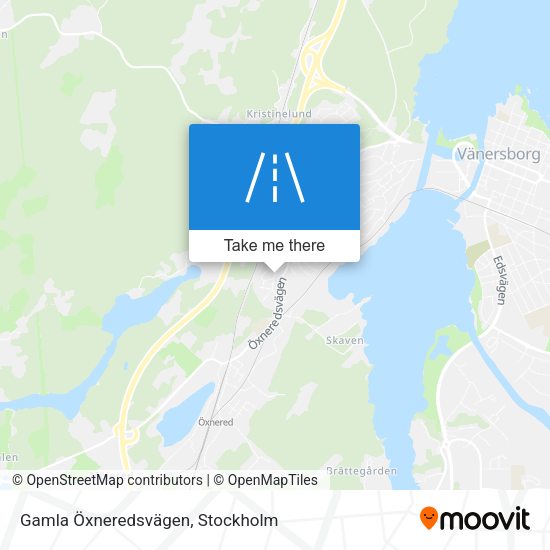Gamla Öxneredsvägen map