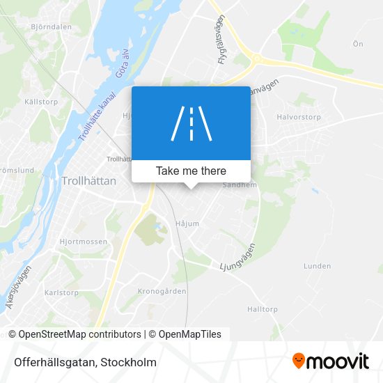 Offerhällsgatan map