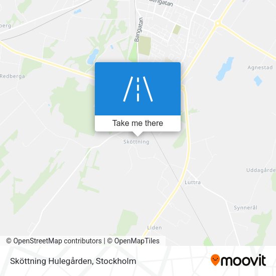 Sköttning Hulegården map