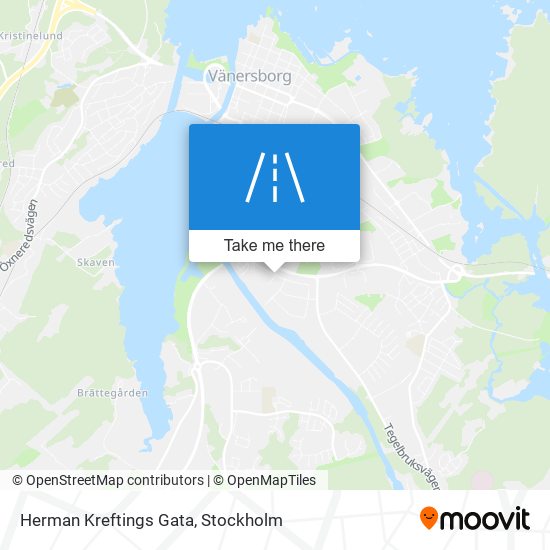 Herman Kreftings Gata map