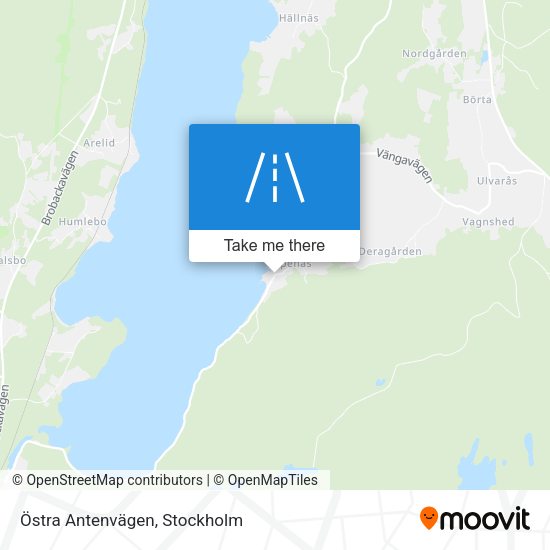 Östra Antenvägen map